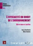 L'efficacité du droit de l'environnement vignette