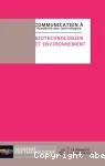 Biotechnologies et environnement vignette